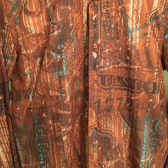 Designer Long Sleeve Shirt. Small - Picture 8 of 12